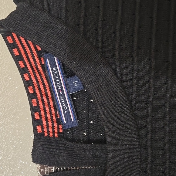 🇺🇦 New Black Ribbed Short Sleeve Top Size Medium - Picture 3 of 12